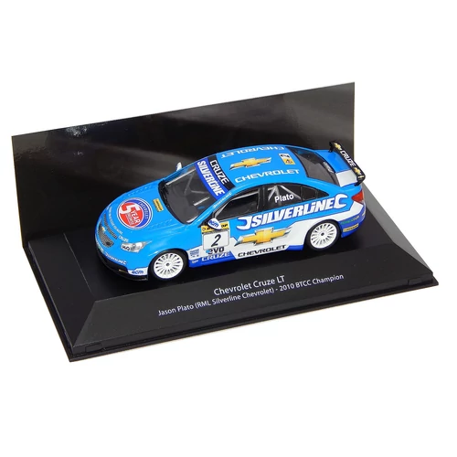 Chevrolet Cruze LT Jason Plato #2 (RML.) 2010 BTCC C. modell autó 1:43
