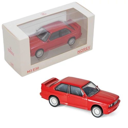 BMW M3 E30 Jet car display red modell autó 1:43
