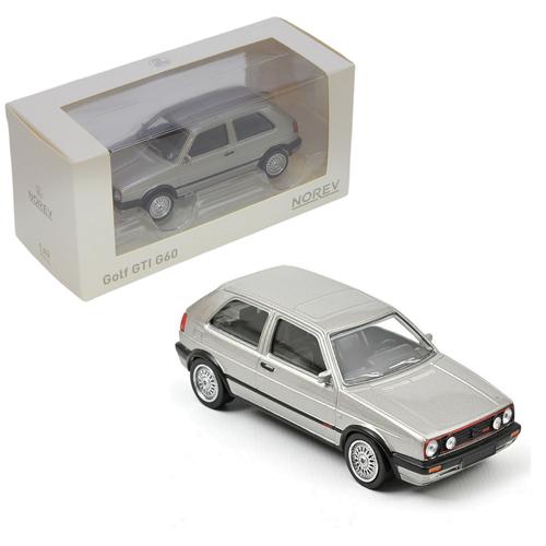 Volkswagen Golf GTI G60 Jet car display silver modell autó 1:43