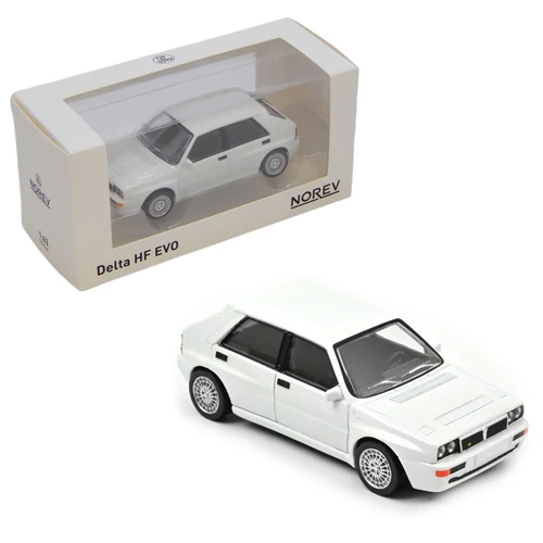 Lancia Delta HF EVO Jet car display white modell autó 1:43