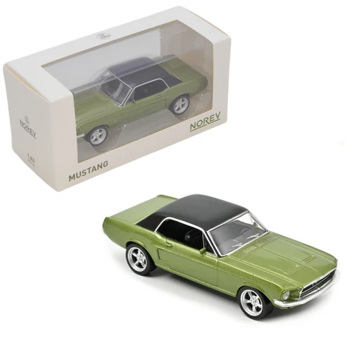 Ford Mustang Jet car display green modell autó 1:43
