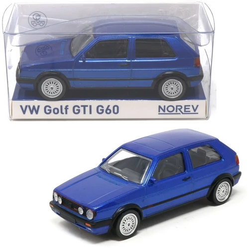 1990 Volkswagen Golf GTI G60 blue metallic modell autó 1:43
