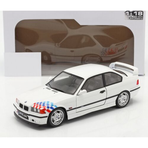 BMW E36 COUPE M3 LIGHTWEIGHT -WHITE 1995 modell autó 1:18