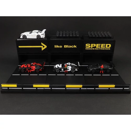 T64-008-4A4Box MERCEDES-AMG GT3 4A#3 model auto 1:64 szett