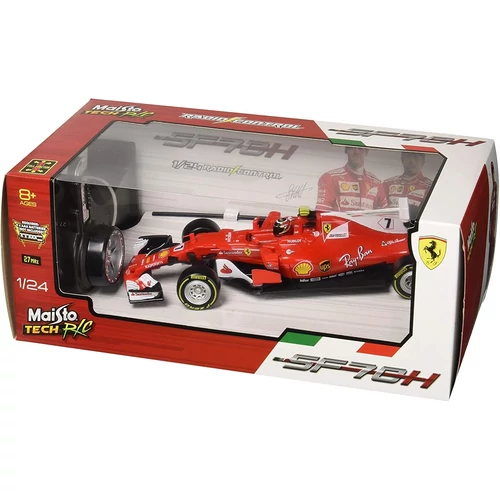 2017 Ferrari sf70h Kimi Raikkonen red R/C távirányítós autó 1:24