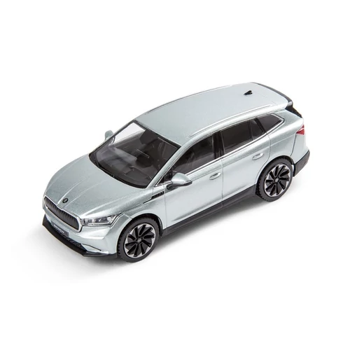 Skoda Enyaq iV Arctic silver modell autó 1:43