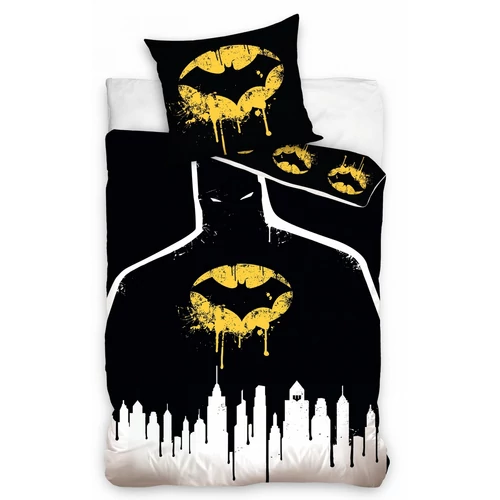 Batman 'black city' ágyneműhuzat szett 140 x 200 + 70 x 90 cm