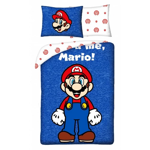 Super Mario ágyneműhuzat szett 140 x 200 + 70 x 90 cm