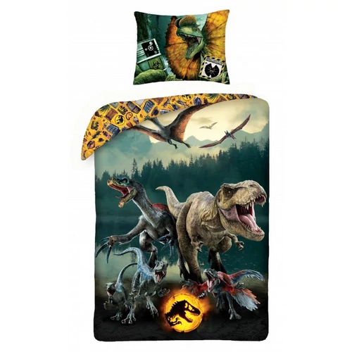 Jurassic World Dominion 'Dilophosaurus' ágyneműhuzat szett 140 x 200 + 70 x 90 cm