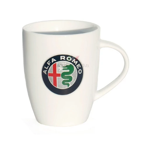 Alfa Romeo bögre fehér "New Emblem"
