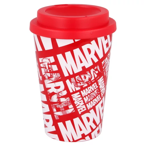 MARVEL Bosszúállók plasztik termo kávéspohár 390 ml