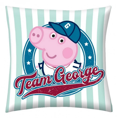 Peppa malac 'Team George' díszpárna 40 x 40 cm