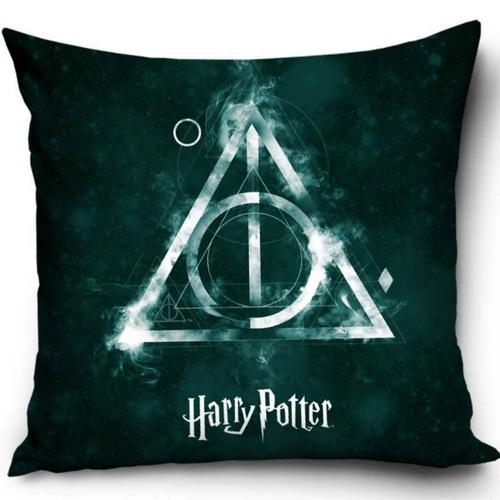 Harry Potter és a Halál ereklyéi jelkép díszpárna 40 x 40 cm