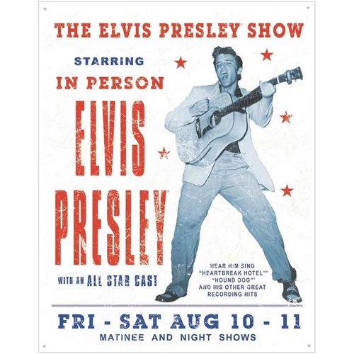 Elvis Presley Show fémplakát 31,5 x 40,5 "TACD1197"