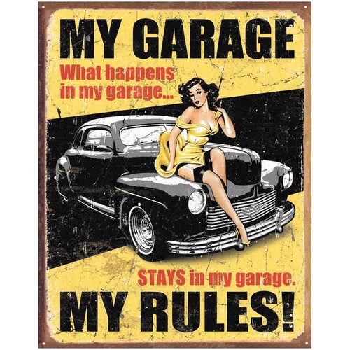 My Garage My Rules Legends fémplakát 31,5 x 40,5 cm "TACD1671"