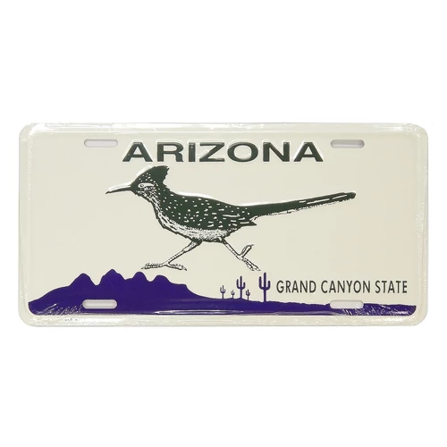Arizona Grand Canyon State dombornyomott fémtábla/rendszámtábla 30,4 x 15,1 cm 