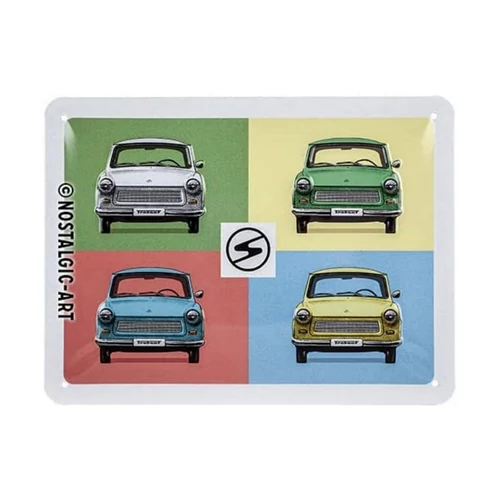 Trabant dombornyomott fémplakát 20 x 15 cm "26258"