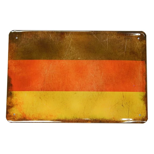Germany dombornyomott fémplakát 30 x 20 cm 