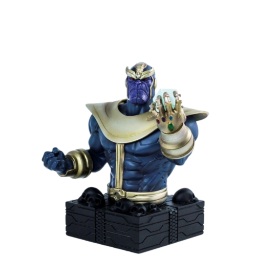 Marvel Thanos The Mad Titan mellszobor figura 16 cm