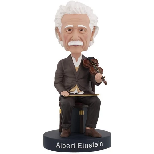 Albert Einstein hegedűs Limited Edition Bobbleheads figura 20 cm
