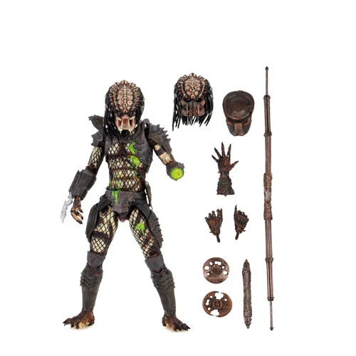 Predator 2 ultimate battle damaged city hunter 30th anniversary c. figura 20 cm