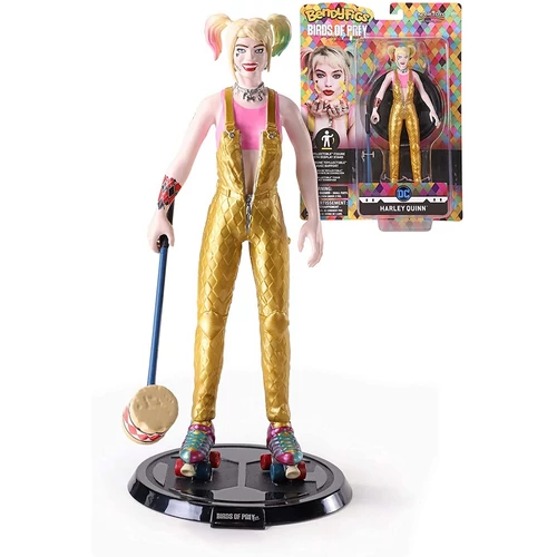 BendyFigs Birds of Prey Harley Quinn figura 18 cm