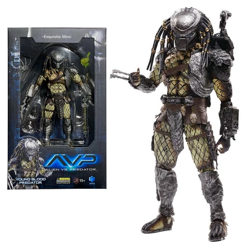 Alien vs. Predator Young Blood Predator figura 1:18, 11 cm