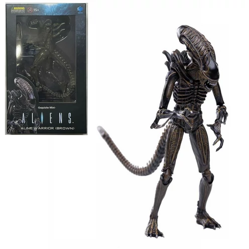 Aliens Brown Alien Warrior figura 1:18, 12 cm