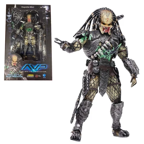 Alien vs. Predator Final Battle Scar Predator figura 1:18, 11 cm