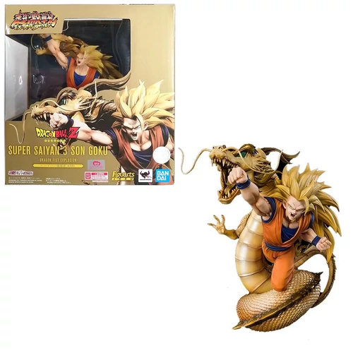Dragon Ball Z Super Saiyan 3 Son Goku szobor figura 21 cm