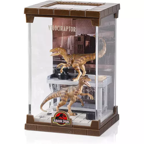 Jurassic Park Velociraptor figura dioráma