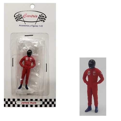 Cartrix F1 Legends James Hunt figura modell 1:43