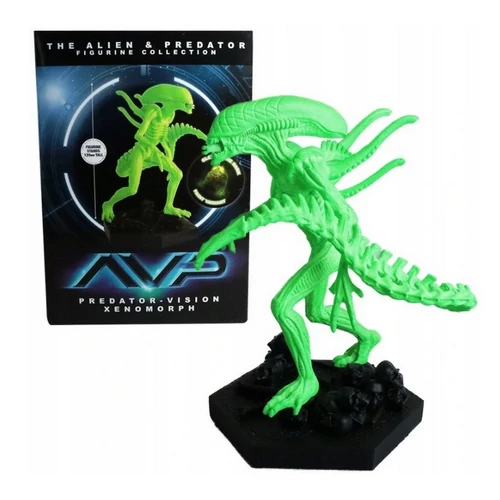 Alien vs Predator Glow In The Dark figura modell 1:16 "Predator-Vison Xenomorph"