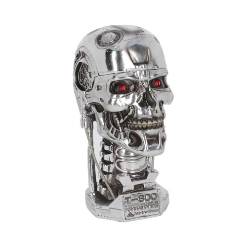 Terminator 2 T-800 Judgment day tároló rekeszes fejszobor 21 cm 