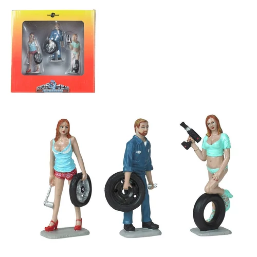 MOTORHEAD Tire Brigade Set 9 #775 'Meg,Michele & Gery' figura modell 1:24