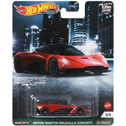 Car Culture realriders Exotic Envy Aston Martin Valhalla Concept #3/5 Premium Hotwheels 1:64 