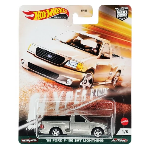 Car Culture realriders Hyper Haulers 1999 Ford F-150 Svt Lightning#1/5 Premium Hotwheels 1:64 