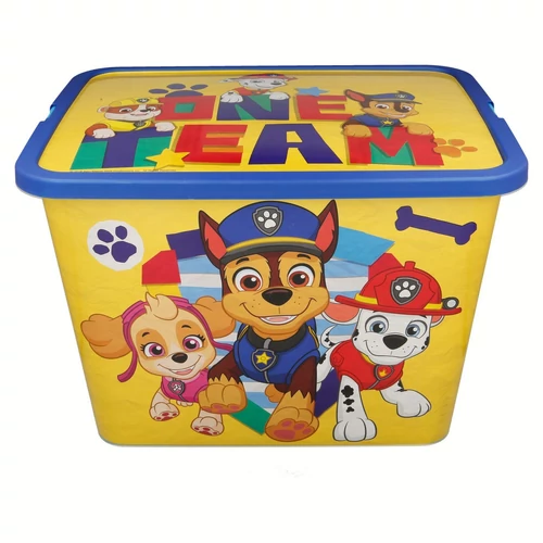 Mancsőrjárat 'one team' fedeles játéktároló doboz 39 x 29 x 27,5 cm, 23 l
