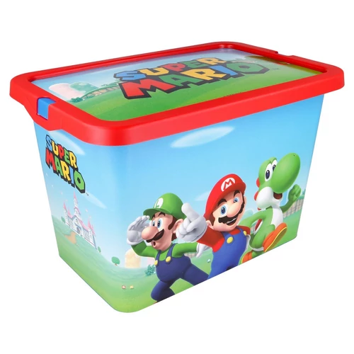 Super Mario '2020 Nintendo' fedeles játéktároló doboz 29 x 19 x 18,5 cm, 7 l