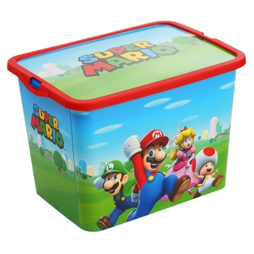 Super Mario '2020 Nintendo' fedeles játéktároló doboz 39 x 29 x 27,5 cm, 23 l