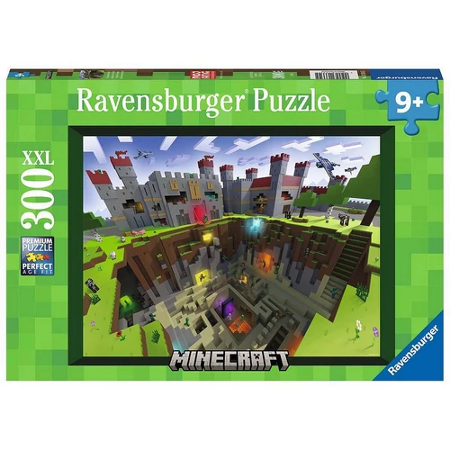 Minecraft, Cutaway 300 db-os puzzle 49 x 36 cm