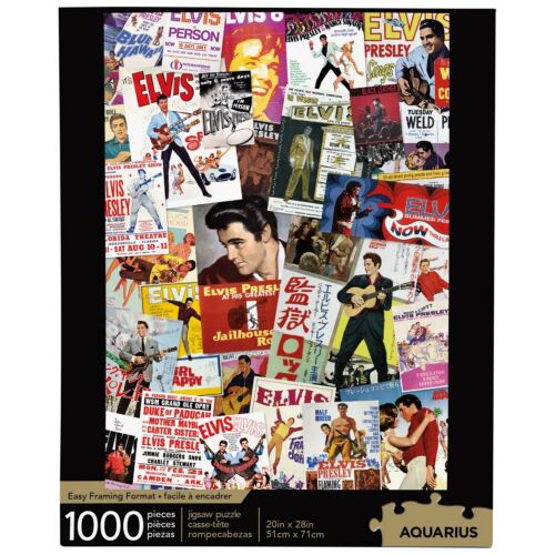 Elvis Presley One-sheets collage 1000 db-os puzzle 51 x 71 cm