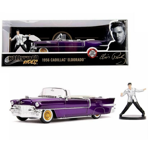 Elvis Presley & 1956 Cadillac Eldorado szett modell autó 1:24
