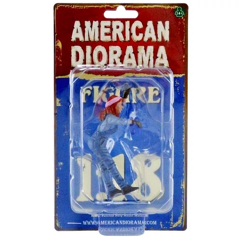 Retro Female Mechanic -II figura modell 1:18
