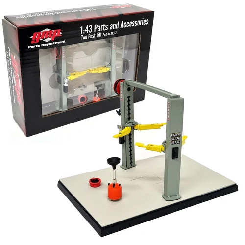 GMP14312 Two Post Lift szürke/sárga modell autó kiegészítő 1:43