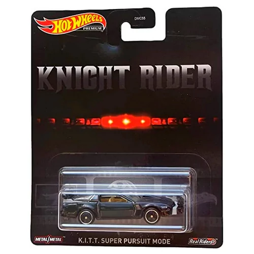 Knight Rider K.I.T.T. Super Pursuit Mode Premium Hotwheels 1:64 