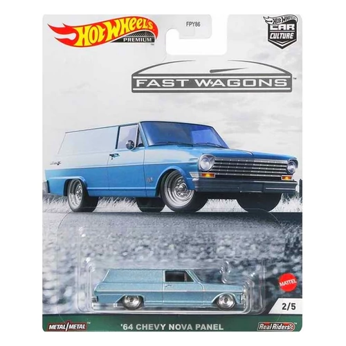Fast Wagons 1964 Chevy Nova Panel #2/5 Premium Hotwheels 1:64 