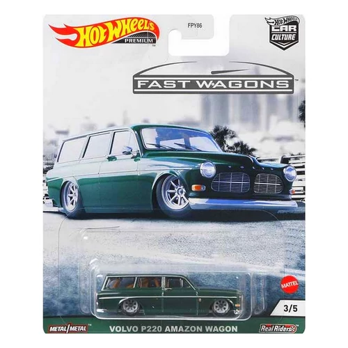 Fast Wagons Volvo P220 Amazon Wagon #3/5 Premium Hotwheels 1:64 