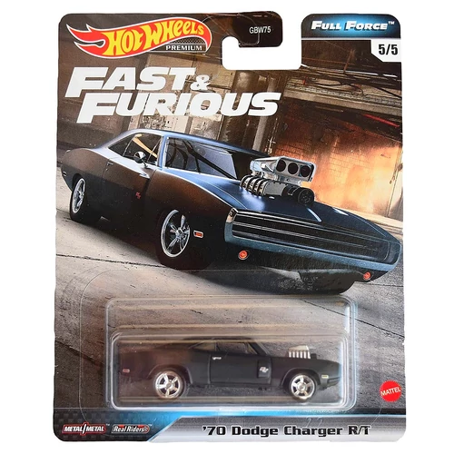 Fast&Furious Full Force 1970 Dodge Charger R/T #5/5 Premium Hotwheels 1:64 