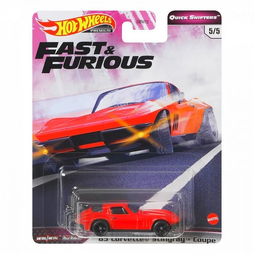 Fast&Furious Quick Shifters 1965 Corvette Stingray Coupe #5/5 Premium Hotwheels 1:64 